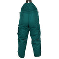 Pantalones con peto térmicos militares austriacos originales con aislamiento para clima frío, verde