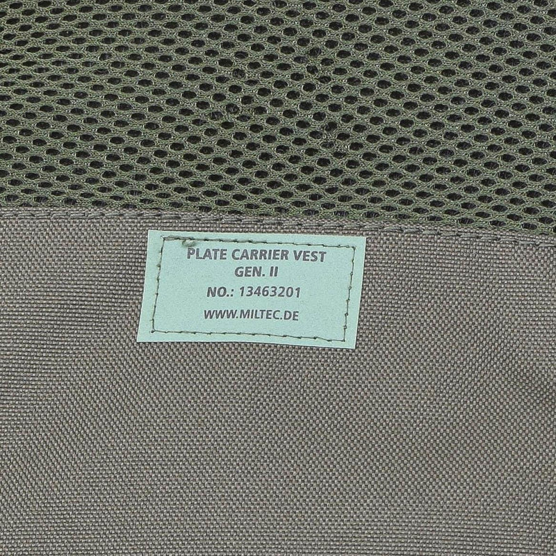 MIL-TEC GEN II Combat táctico Combat de placa modular Carrier de chaleco