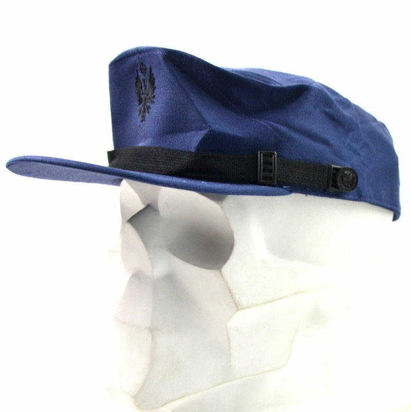 Española original de visera española Capa del ejército del ejército de la armada de pico azul