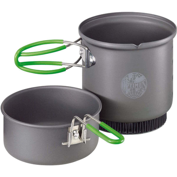 Optimus Crux Weekender. Cocina Sistema de tazas de tazas para acampar Cocina de caminata