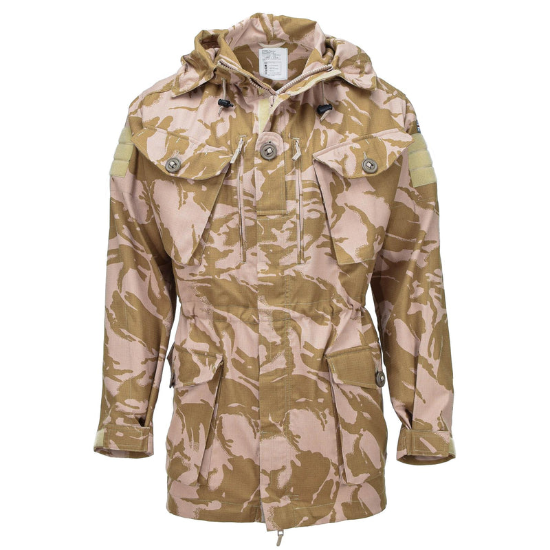 Jaqueta militar británica genuina British Smock Resistente a la parka con capucha a prueba de viento NUEVO