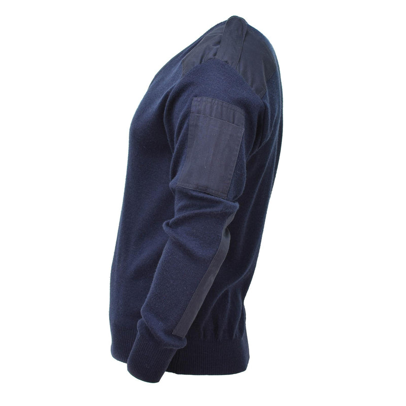 Genuino jersey del jersey de suéter de excedente de costilla de la costilla del ejército holandés holandés