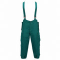 Pantalones con peto térmicos militares austriacos originales con aislamiento para clima frío, verde