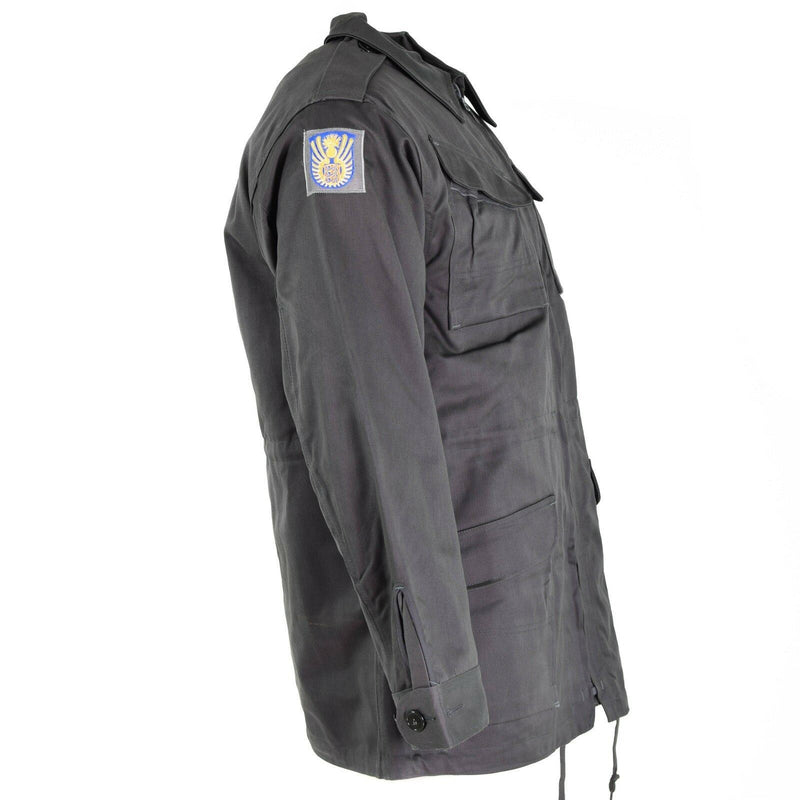 Jacket de combate del ejército danés Genuino M71 Dinamarca Gray Grey Field Excedente Nuevo