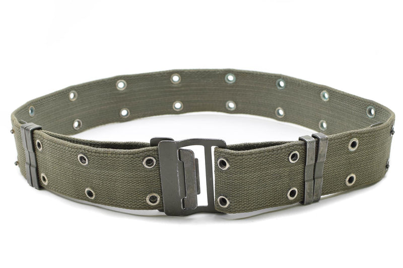Original del ejército francés azul marino cinturón famosas olive od web France militar nuevo