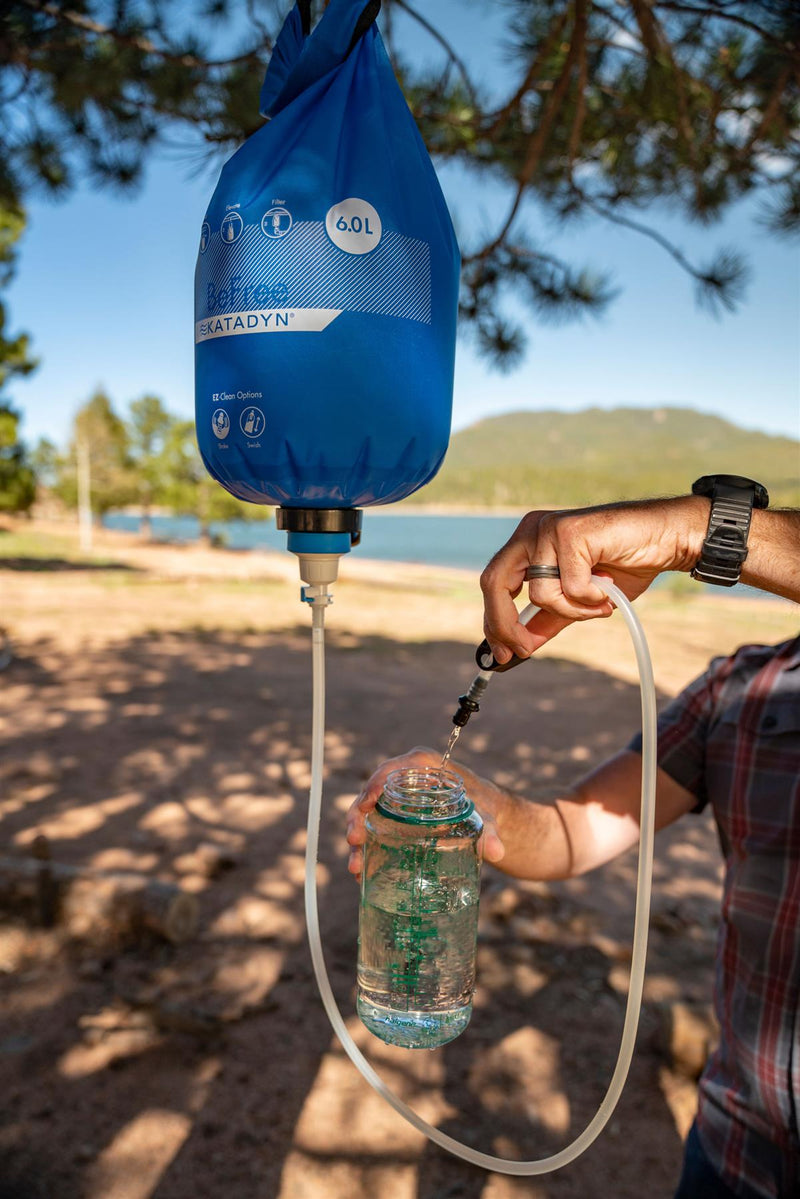 Katadyn Be Be Gravity 6l Filtro de agua Purificación de filtración de hidratación Vesatilla