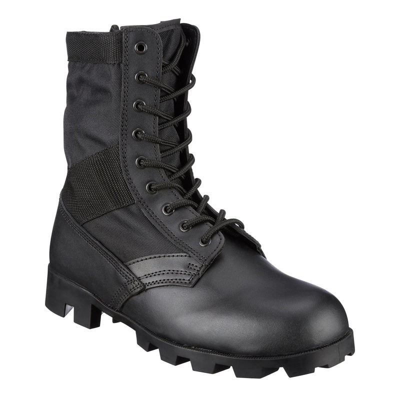 Botas de cuero negras de la jungla de EE. UU.