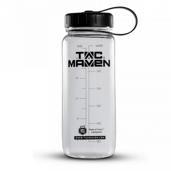 TAC MAVEN Botella de agua Norman Tritan 650ml Sin BPA Outdoor Transparente