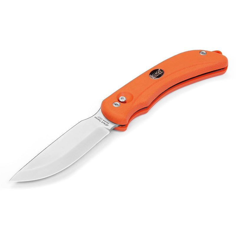 Cuchillo de pescador sueco de Eka G3 Guit Hook 59 Hrc de acero Blade Orange Proflex Many