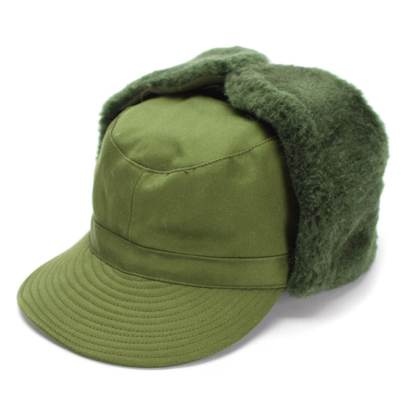 Original sueco del ejército militar de Suecia Invierno M59 Combate Campo Cape Hat Nuevo