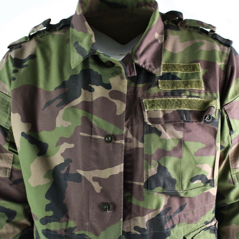 Chaqueta de campo del ejército eslovaco vintage original M97 Eslovaquia Combate militar BDU