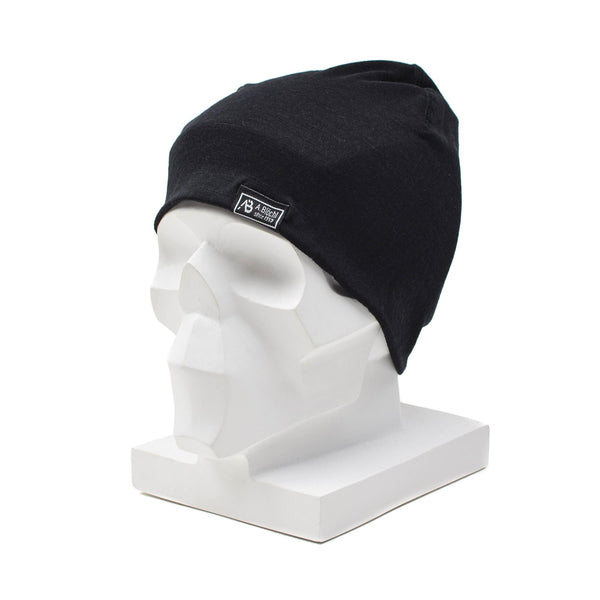 A.Blochl Merino Wool Watch Cap Sports Servicio de cabecera Beanie Beanie Black