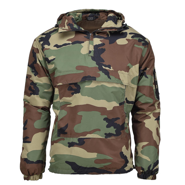 MIL-TEC Jacket de combate militar alemán Winter Woodland a prueba de viento alineado nuevo
