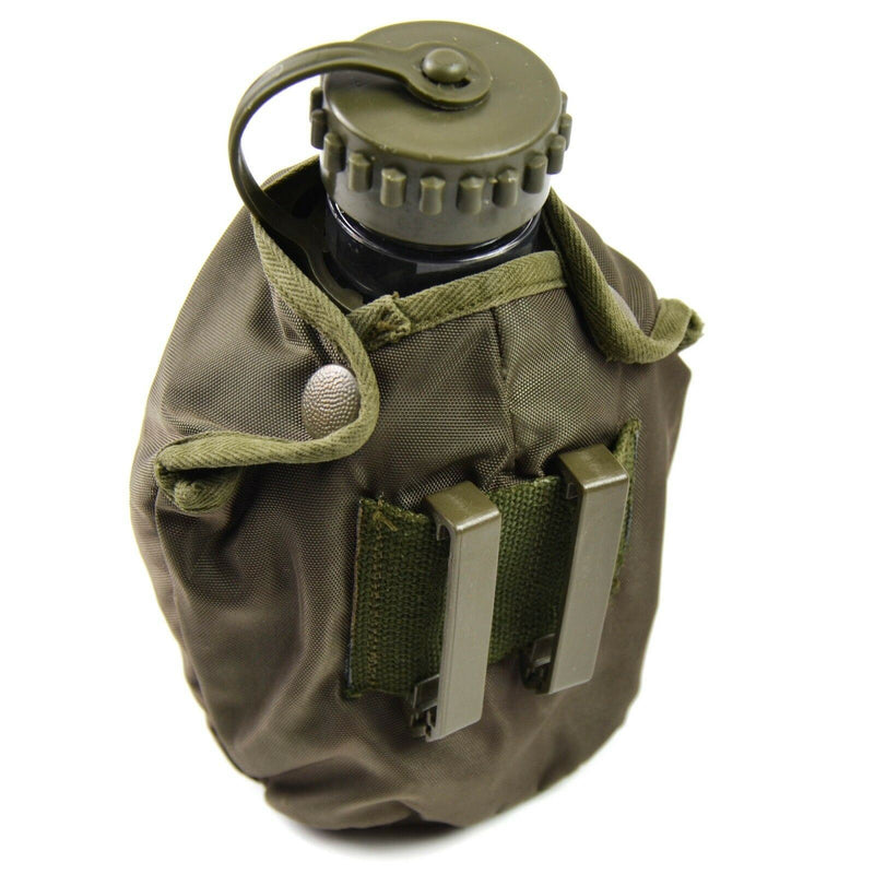 Ejército austriaco original bebiendo frasco botella de agua de la cantina militar