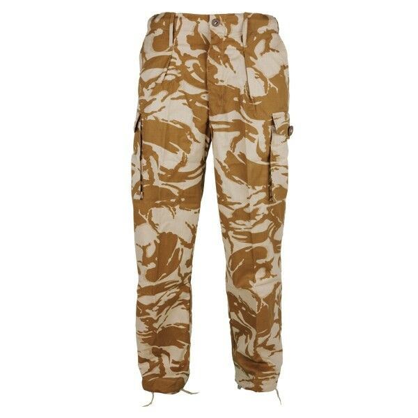 Genuinos pantalones de combate del ejército británico pantalones militares desérticos 95 liviano nuevo