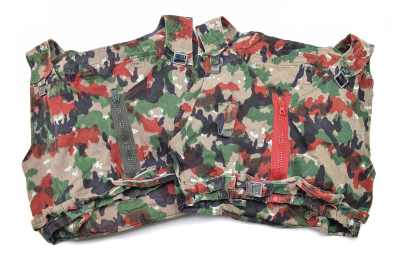 Combate del ejército suizo genuino Taz 83 Vest de camuflaje mochila Día Suiza Militaria