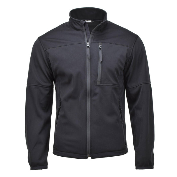 Chaqueta de viento de estilo militar a prueba de viento gore-tex membrana impermeable negro
