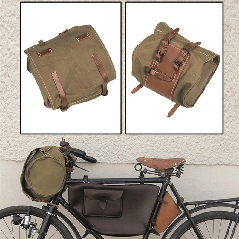 Original del ejército suizo Mil-tec bicipack poliéster viajar al aire libre oliva