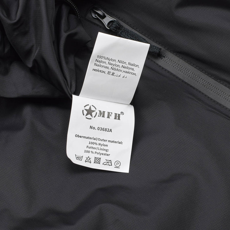 Jacket termal de marca MFH ropa deportiva con capucha liviana Anorak Sports Jacket nuevo