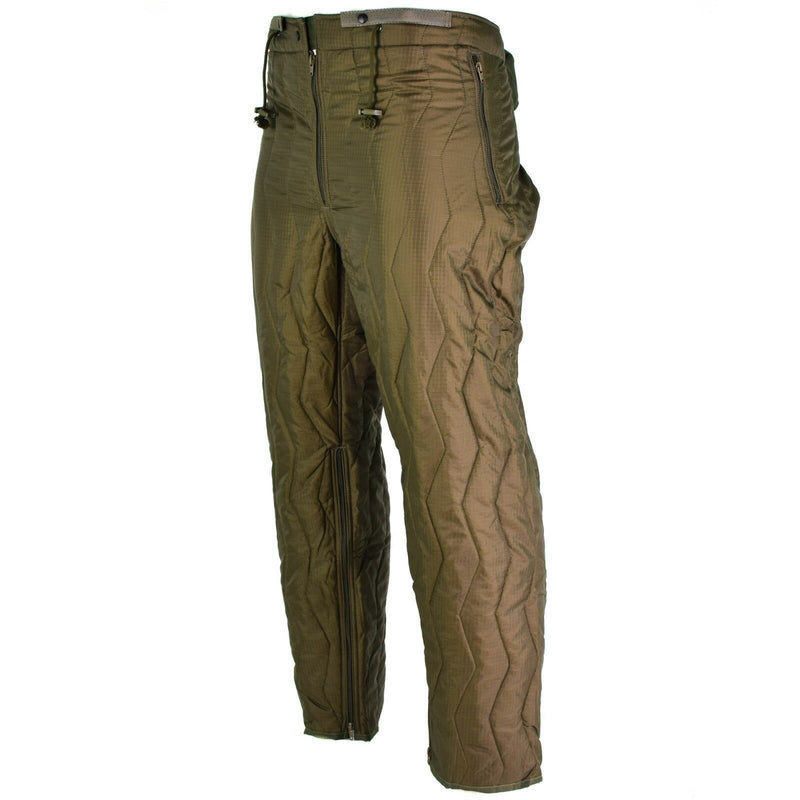Pantalones acolchados del ejército alemán original Pantalones de revestimiento Interior de invierno térmico