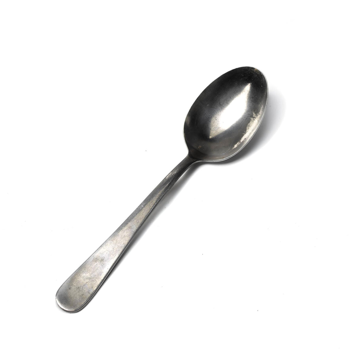 Cucharadita original del ejército sueco, excedente de acero inoxidable, 1 pieza, juego de 3 piezas
