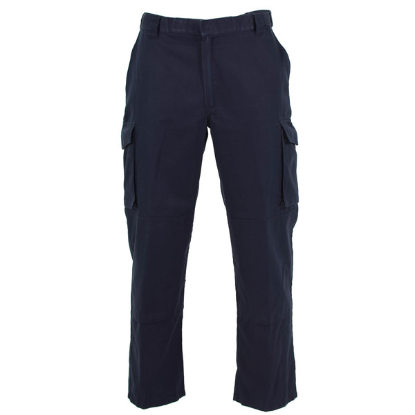 Pantalones de policía británicos genuinos Pantalones de uniformes azul