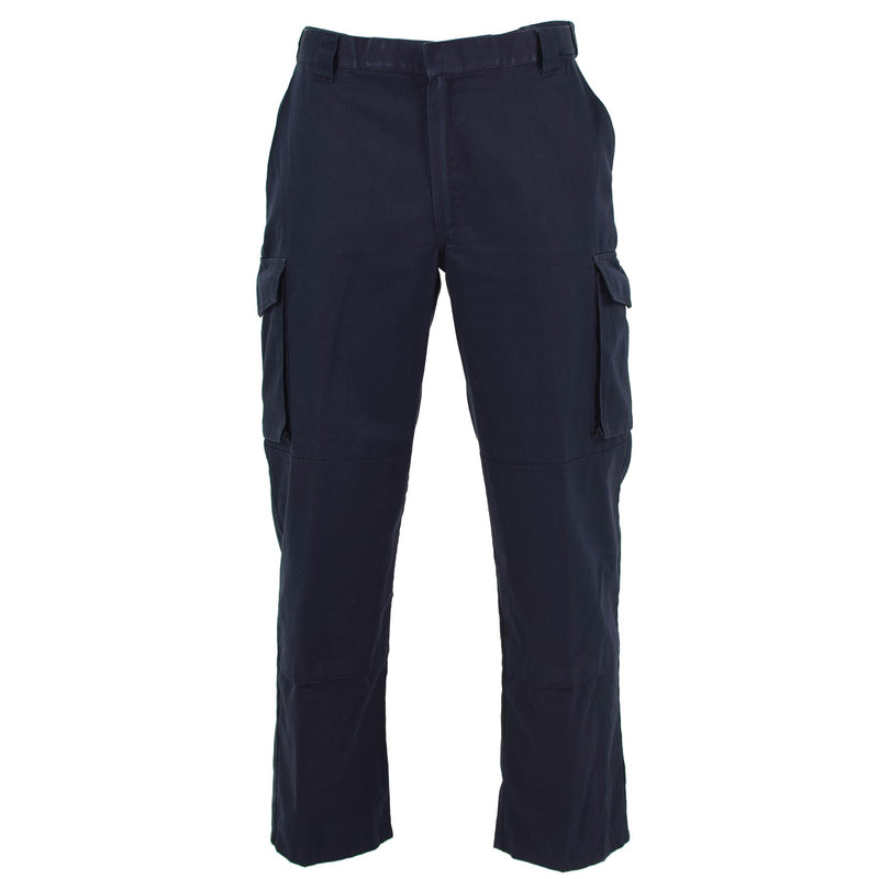 Pantalones de policía británicos genuinos Pantalones de uniformes azul