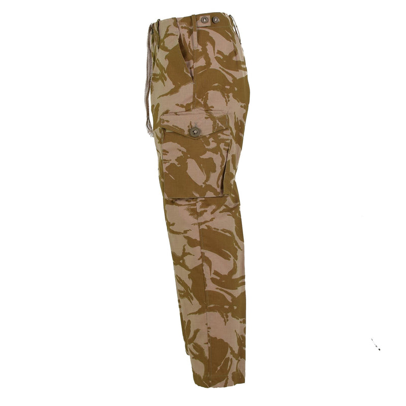Pantalones de combate del ejército británico genuino DPM pantalones desérticos Ripstop Retardante nuevo