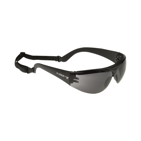 Gafas de seguridad de ojo suizo lentes de color de humo anti-fog gafas anti-scratch