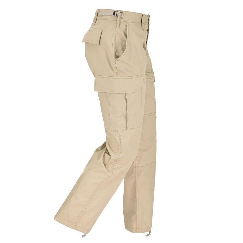 Mil-tec Pantalones de campo de estilo del ejército de EE. UU. Khaki Bdu Hombres Militares de combate de equipos