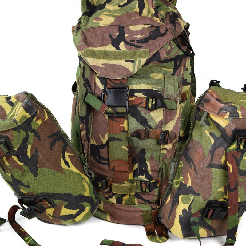 Genuine holandés del ejército holandés DPM Woodland Combat Rucksack Mochila 40L Tactical Daypack