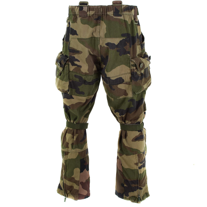 Pantalones de combate genuinos del ejército francés CCE Camuflaje de camuflaje Ripstop