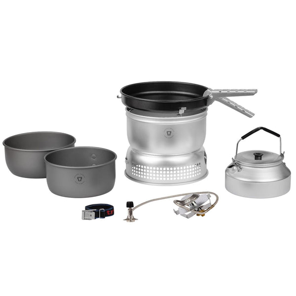 Set de aluminio de aluminio anodizado ligero de Trangia Portable Cocina al aire libre