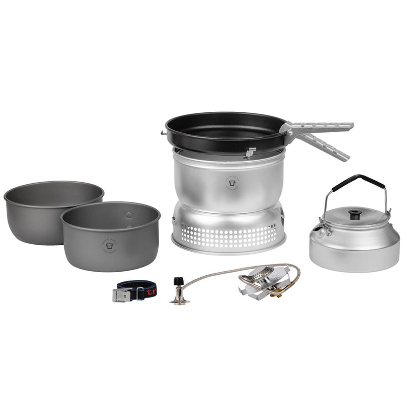 Set de aluminio de aluminio anodizado ligero de Trangia Portable Cocina al aire libre