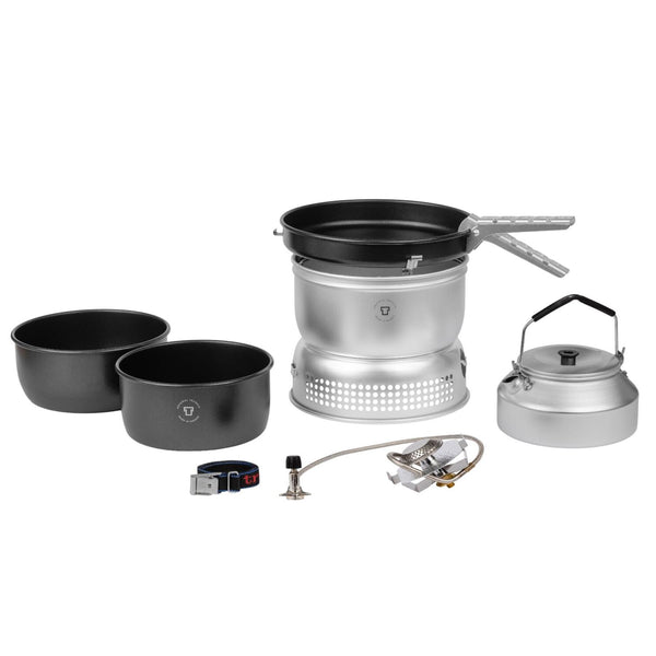 Set de la estufa Trangia Cocina Kit compacto al aire libre Aluminio Antigrato