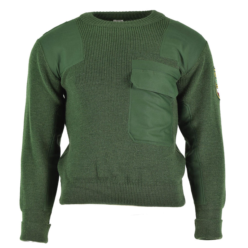 Genuino Alemania del ejército alemán suéter de jersey verde BDU JUMPER NUEVO