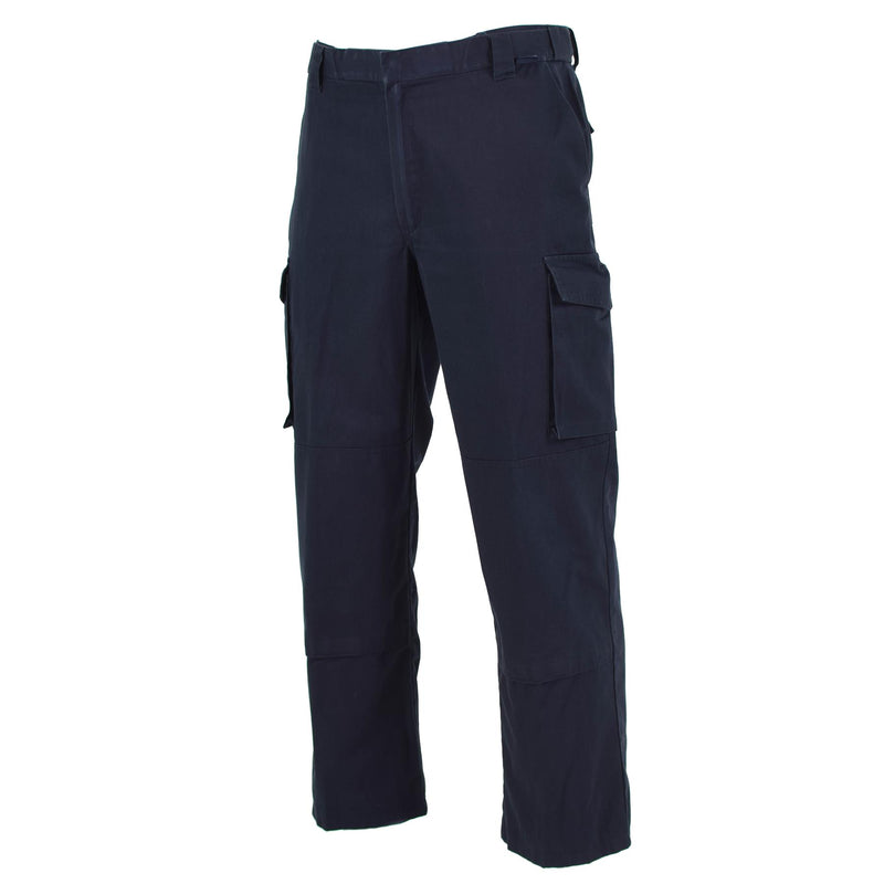Pantalones de policía británicos genuinos Pantalones de uniformes azul
