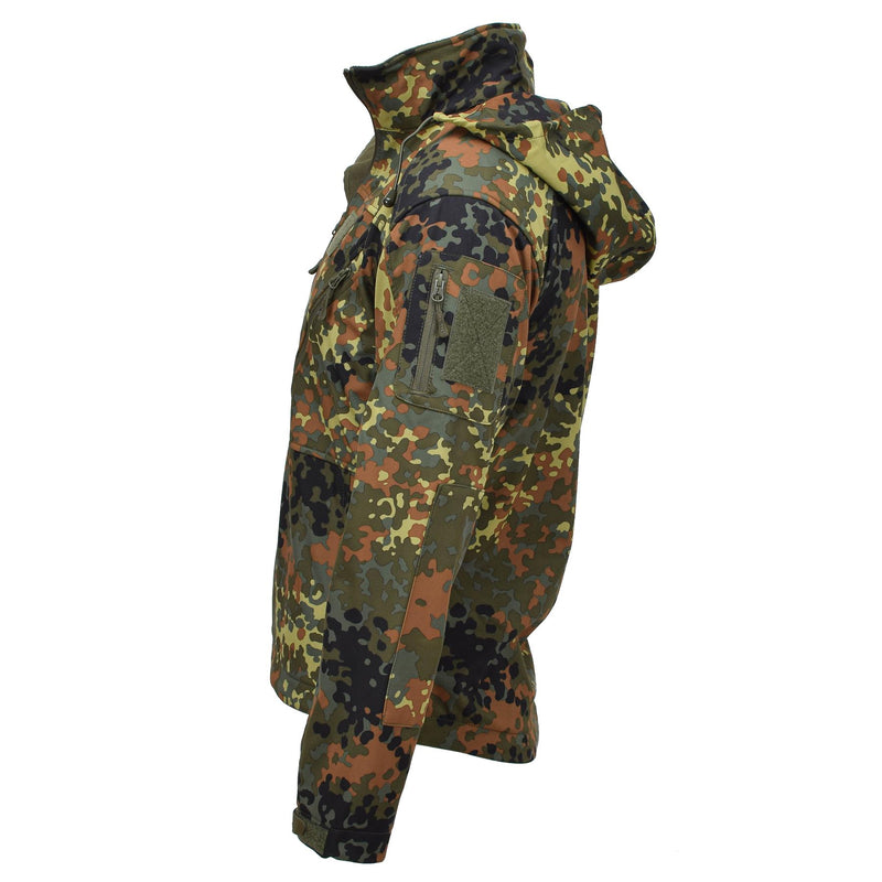 Mil-Tec Softshell Jacket Scu 14 Alemán Flecktran CAMO Outking Searrina