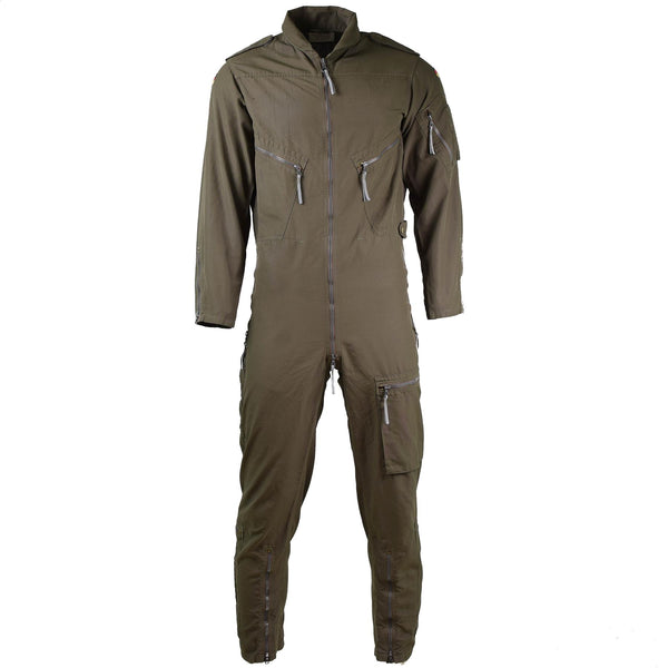 Genuino ejército alemán Olive OD Traje general Combate Combate Boiler Coverall Jumpsuit Aramid