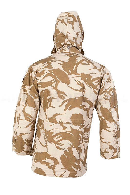 Original del ejército británico combate chaqueta desértica chaqueta de parka smock a prueba de viento nuevo