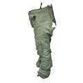 Pantalones de vuelo Anti-G de cobertura total del ejército británico original Verde oliva