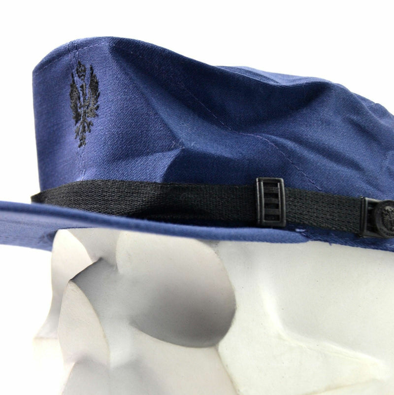 Española original de visera española Capa del ejército del ejército de la armada de pico azul