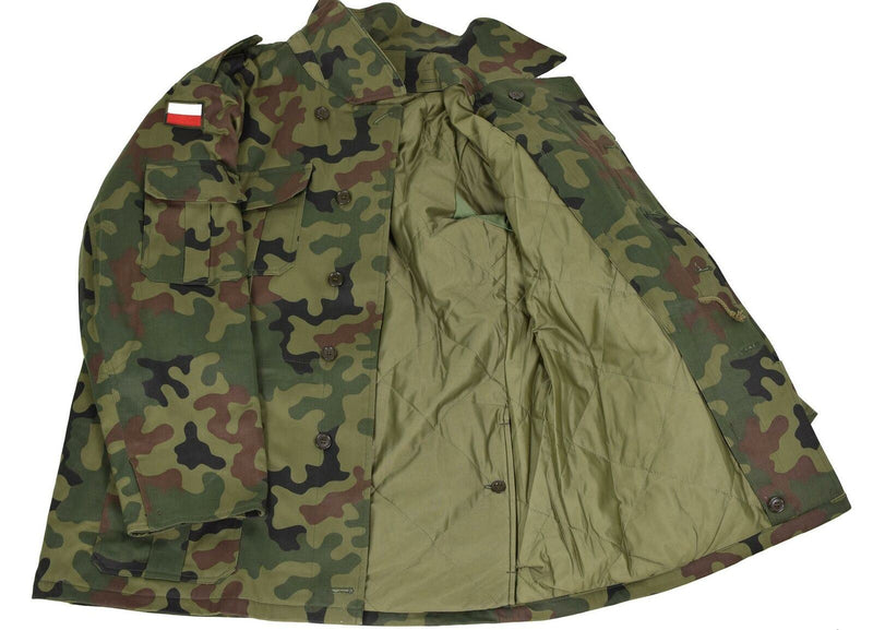 Genuino polaco del ejército polaco parka pantera camufa camufla
