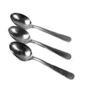 Cucharadita original del ejército sueco, excedente de acero inoxidable, 1 pieza, juego de 3 piezas