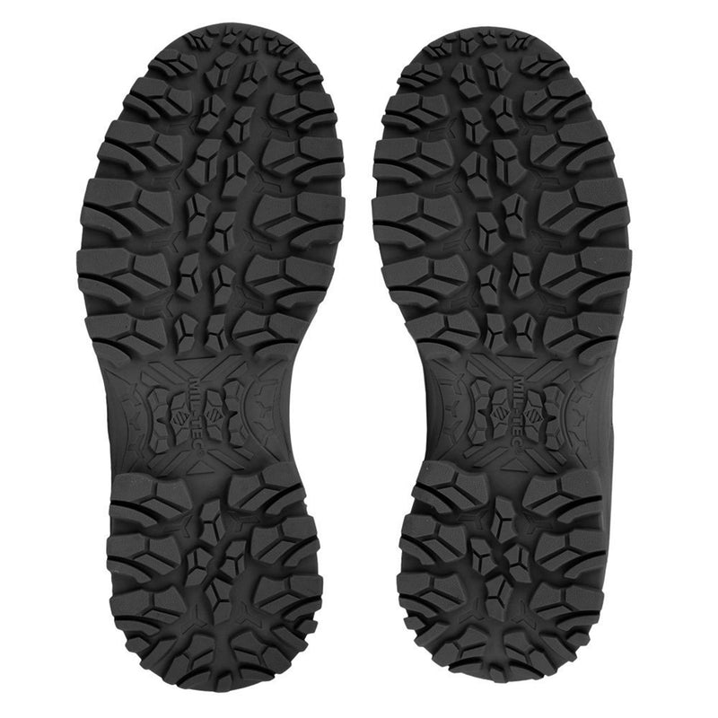 Botas livianas tácticas MIL-Tec calzado al aire libre de senderismo negro con ataduras
