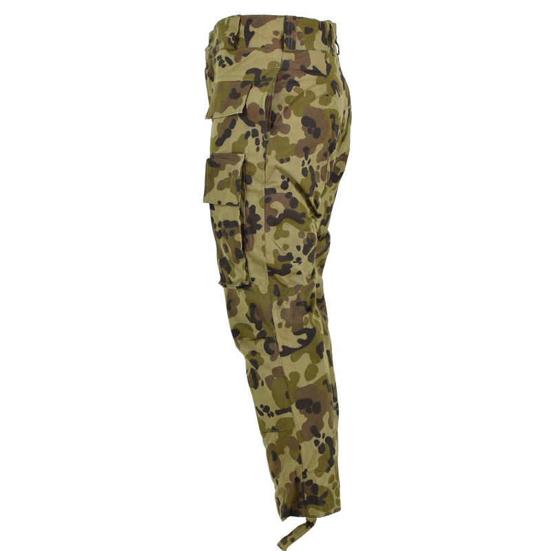 Tropas de campo rumanas originales Pantalones Patrones Patrón Camuflage Bdu pantalones Nuevos