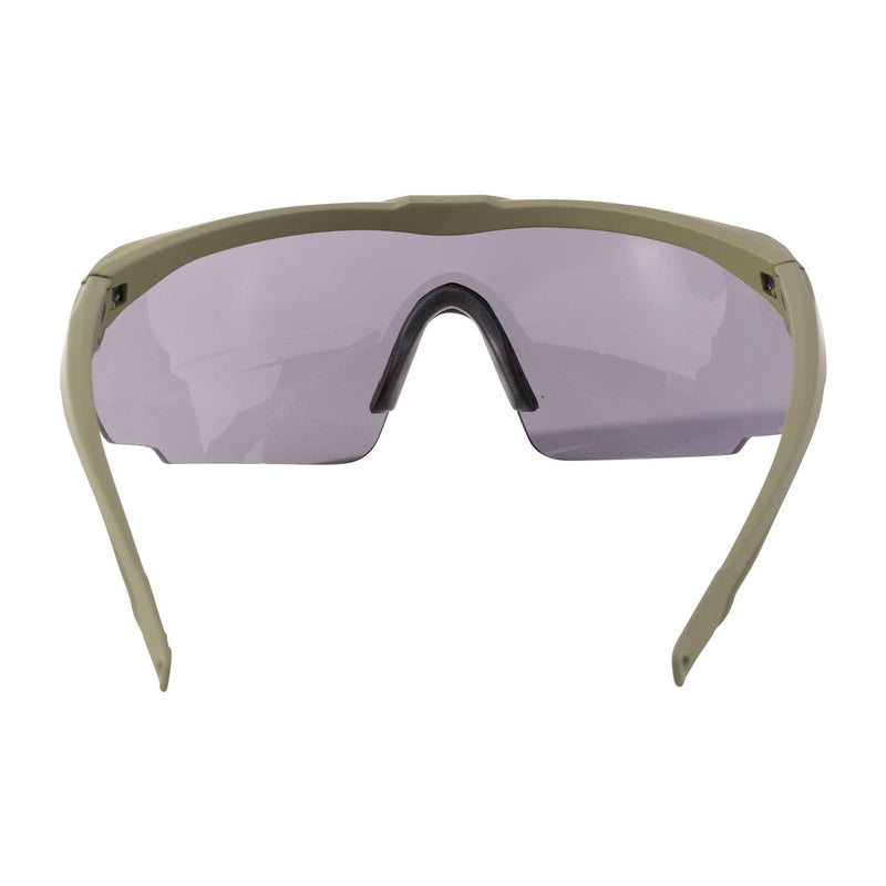 Gafas de seguridad ocular suizo protección ultravioleta de ángulo ajustable gafas oliva