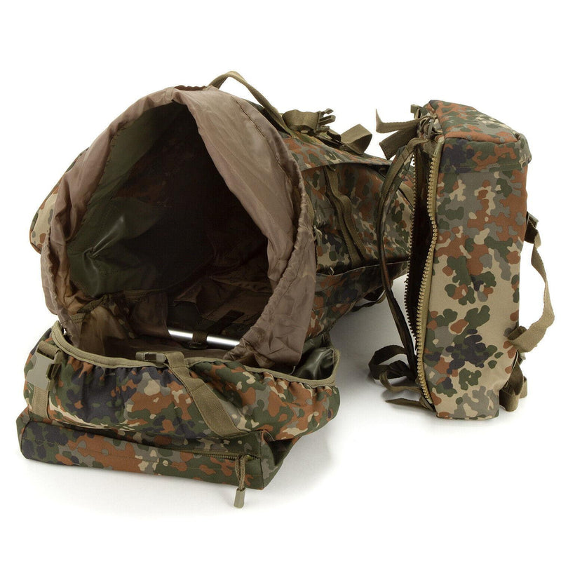 A.Blochl BW Mountain Trekking Rucksack Camping Gran mochila Flecktarn Camuflaje