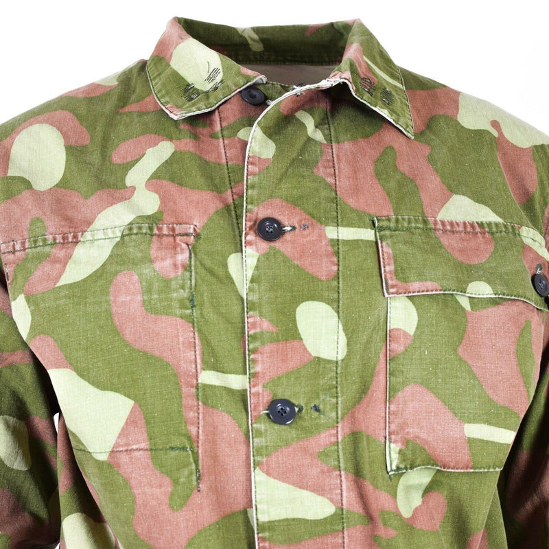 Uniforme de camuflaje del ejército finlandés original M-62 Chaqueta de traje reversible Tamaños grandes