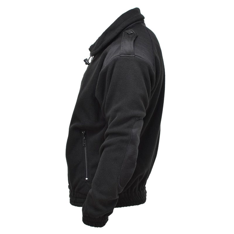 Mil-Tec Ejército Faneque de vellón Jacket de clima frío Sweater Sweater Negro